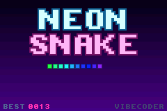 Neon Snake, screenshot 1