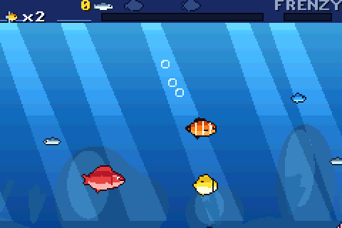 Feeding Frenzy GBA, screenshot 1